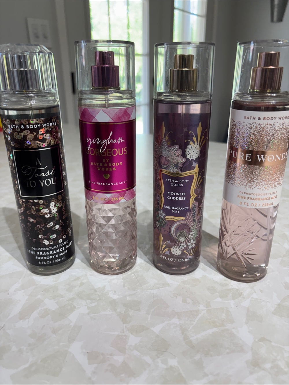 4 Bath & Body Works Fine Fragrance Mist